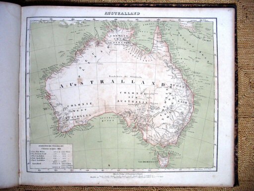 Sohr-Berghaus Hand-Atlas 1861
82. Australië