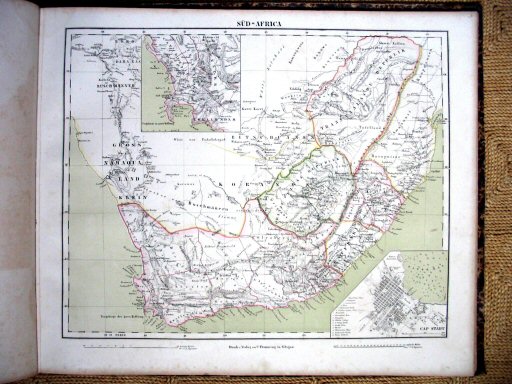 Sohr-Berghaus Hand-Atlas 1861
S.3 Zuid-Afrika / South Africa