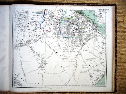 Sohr-Berghaus Hand-Atlas 1861
S.10 Abessinië / Abyssinia