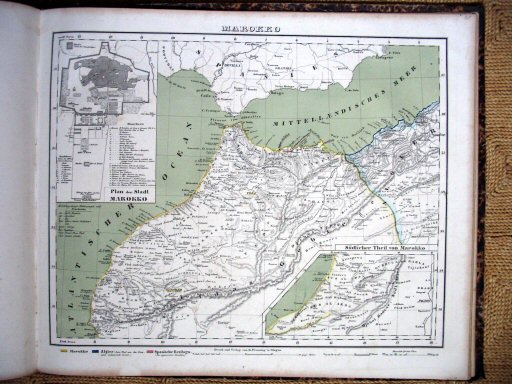 Sohr-Berghaus Hand-Atlas 1861
S.21 Marokko / Morocco