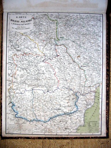 Sohr-Berghaus Hand-Atlas 1861
S.32 Moldavië, Walachije / Moldavia, Walachia