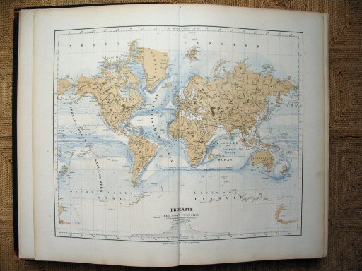 Sohr-Berghaus Hand-Atlas 1874 (100)
3. Wereldkaart / World map