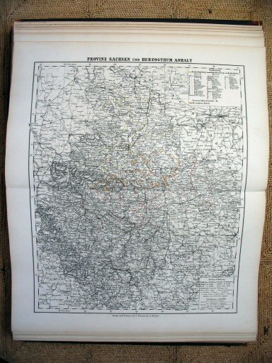 Sohr-Berghaus Hand-Atlas 1874 (100)
16. Provincie Saksen
16. Province of Saxony
