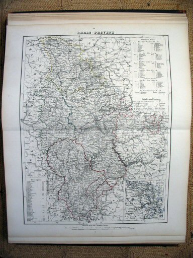 Sohr-Berghaus Hand-Atlas 1874 (100)
18. Rijnprovincie
18. Rhine Province 