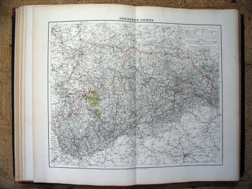 Sohr-Berghaus Hand-Atlas 1874 (100)
26. Koninkrijk Saksen / Kingdom of Saxony