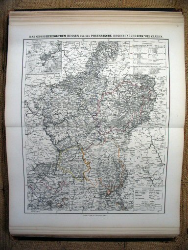 Sohr-Berghaus Hand-Atlas 1874 (100)
29. Hessen-Darmstadt / Hesse-Darmstadt
