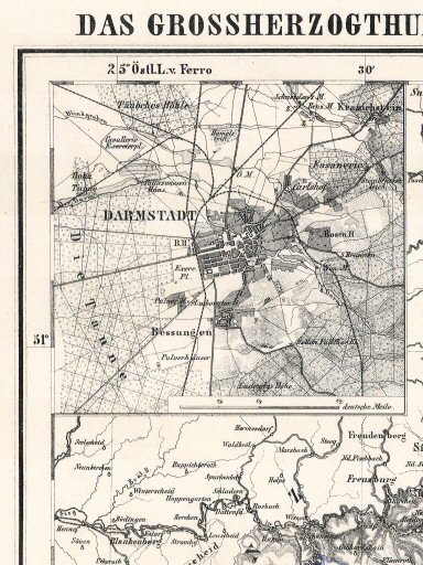 Sohr-Berghaus Hand-Atlas 1874 (100)
29a. Darmstadt
