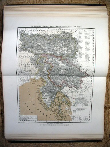 Sohr-Berghaus Hand-Atlas 1874 (100)
34. Zuid-Oostenrijk
34. Southern Austria
