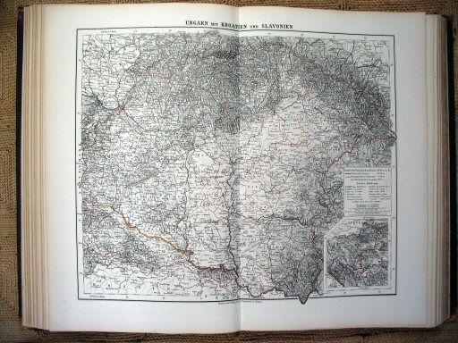 Sohr-Berghaus Hand-Atlas 1874 (100)
37. Hongarije / Hungary