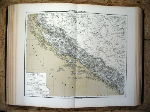 Sohr-Berghaus Hand-Atlas 1874 (100)
40. Dalmatië / Dalmatia