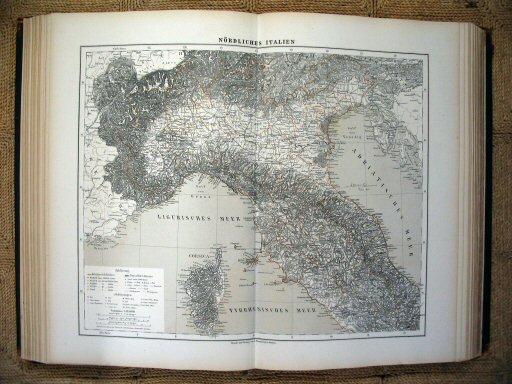 Sohr-Berghaus Hand-Atlas 1874 (100)
43. Noord-Italië / Northern Italy