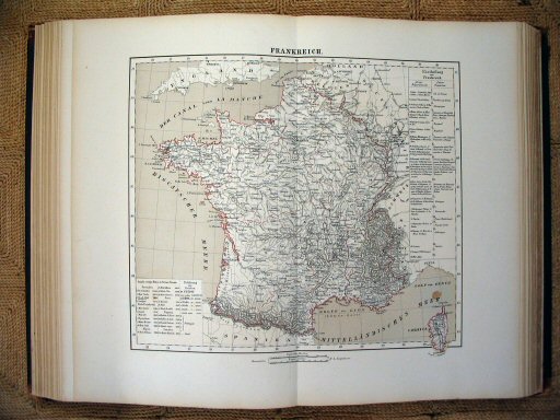 Sohr-Berghaus Hand-Atlas 1874 (100)
45. Frankrijk / France