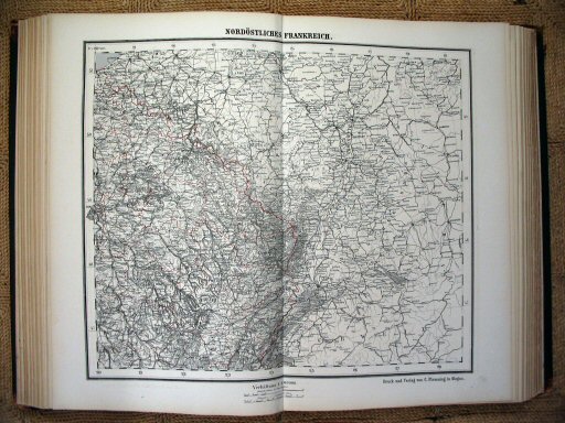 Sohr-Berghaus Hand-Atlas 1874 (100)
46. Frankrijk (NO) / France (NE)