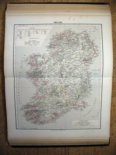 Sohr-Berghaus Hand-Atlas 1874 (100)
58. Ierland / Ireland