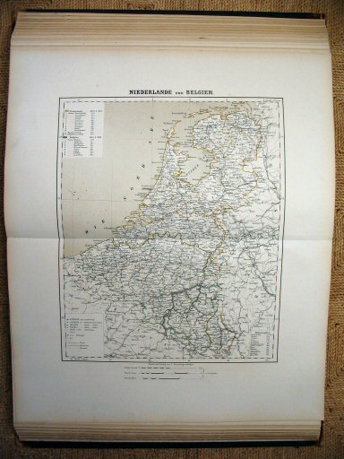 Sohr-Berghaus Hand-Atlas 1874 (100)
59. Nederland en België
59. Netherlands and Belgium