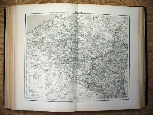 Sohr-Berghaus Hand-Atlas 1874 (100)
60. België / Belgium