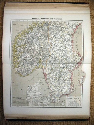 Sohr-Berghaus Hand-Atlas 1874 (100)
63. Noorwegen en Zweden, zuid
63. Norway and Sweden, south