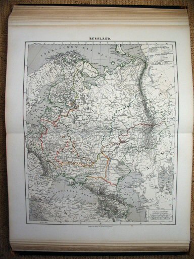 Sohr-Berghaus Hand-Atlas 1874 (100)
64. Rusland / Russia