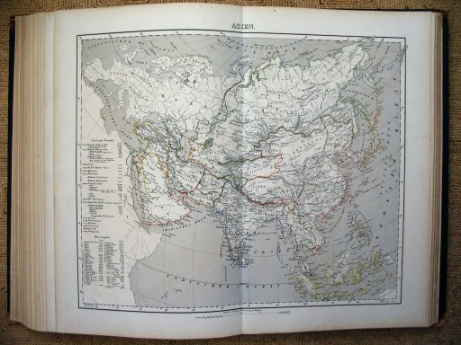 Sohr-Berghaus Hand-Atlas 1874 (100)
75. Azië / Asia