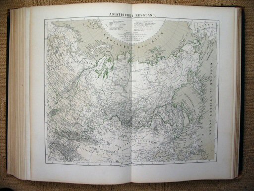 Sohr-Berghaus Hand-Atlas 1874 (100)
76. Noord-Azië / Northern Asia