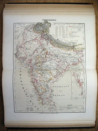 Sohr-Berghaus Hand-Atlas 1874 (100)
80. Voor-Indië / India