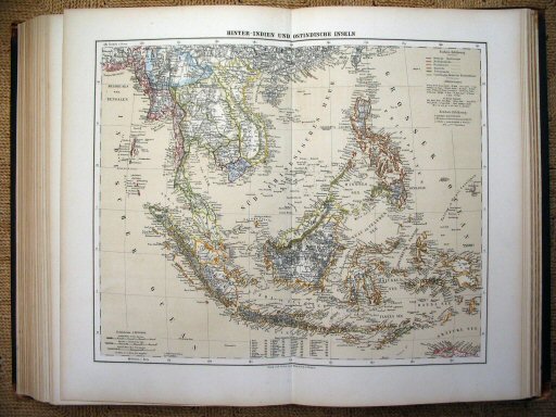 Sohr-Berghaus Hand-Atlas 1874 (100)
81. Zuidoost Azië / Southeast Asia