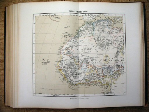 Sohr-Berghaus Hand-Atlas 1874 (100)
84. Afrika (NW) / Africa (NW)