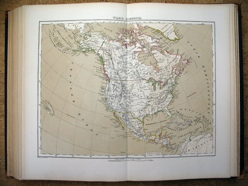 Sohr-Berghaus Hand-Atlas 1874 (100)
87. Noord-Amerika / North America