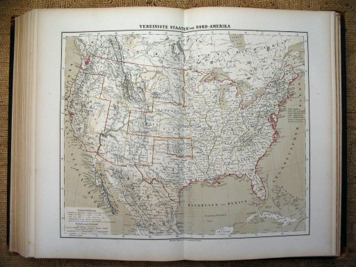 Sohr-Berghaus Hand-Atlas 1874 (100)
88. Verenigde Staten / United States
