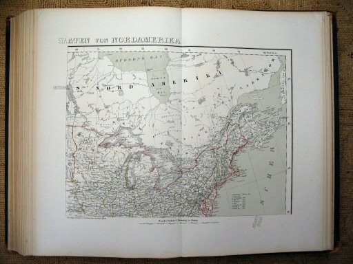 Sohr-Berghaus Hand-Atlas 1874 (100)
91. Verenigde Staten (NO) / United States (NE)