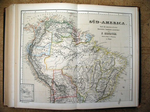 Sohr-Berghaus Hand-Atlas 1874 (100)
96. Zuid-Amerika (N) / South America (N)