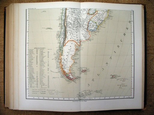 Sohr-Berghaus Hand-Atlas 1874 (100)
97. Zuid-Amerika (Z) / South America (S)