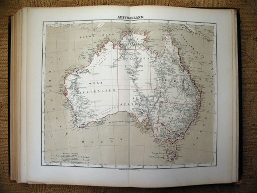 Sohr-Berghaus Hand-Atlas 1874 (100)
99. Australië / Australia
