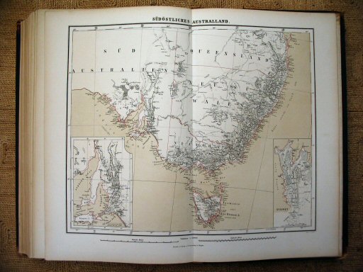 Sohr-Berghaus Hand-Atlas 1874 (100)
100. Zuidoost-Australië / Southeast Australia