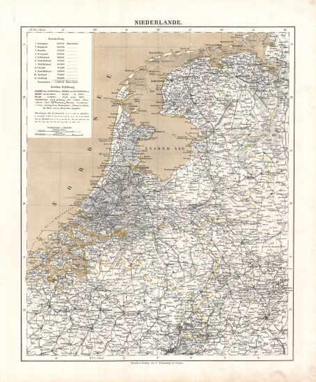 Sohr-Berghaus Hand-Atlas 1876 (100)
59. Nederland (scan)
59. Netherlands (scan)