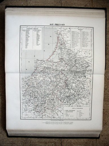 Sohr-Berghaus Hand-Atlas 1883 (100)
12. Oost-Pruisen / East Prussia