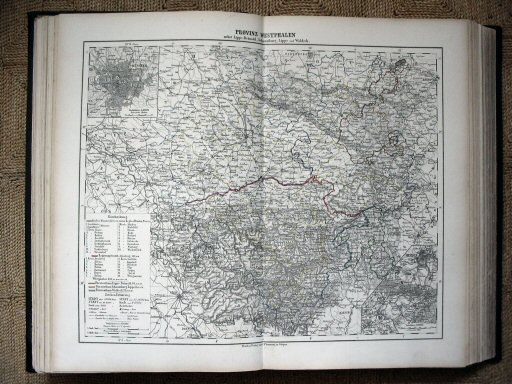 Sohr-Berghaus Hand-Atlas 1883 (100)
19. Provinz Westphalen