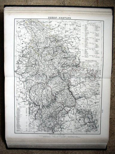 Sohr-Berghaus Hand-Atlas 1883 (100)
20. Rijnprovincie / Rhine Province