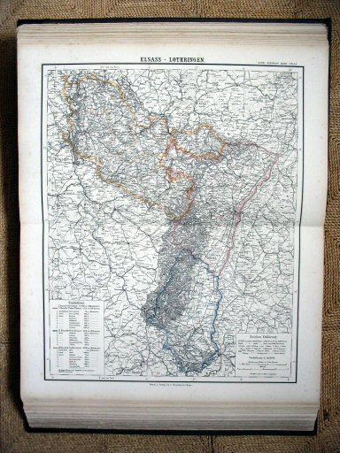 Sohr-Berghaus Hand-Atlas 1883 (100)
24. Elsass-Lothringen