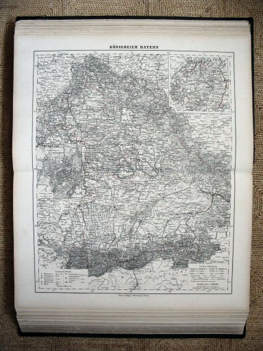 Sohr-Berghaus Hand-Atlas 1883 (100)
25. Königreich Bayern