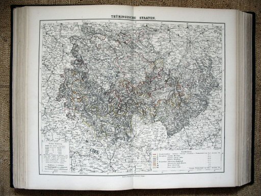 Sohr-Berghaus Hand-Atlas 1883 (100)
29. Thüringische Staaten