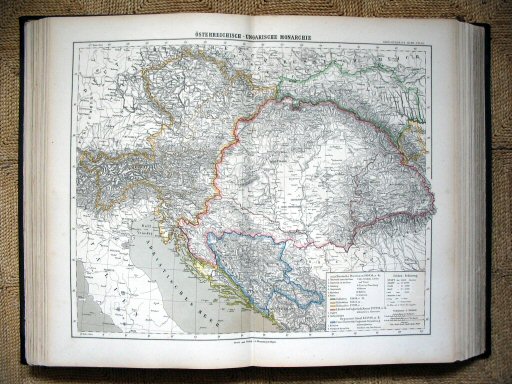 Sohr-Berghaus Hand-Atlas 1883 (100)
32. Österreichisch-Ungarische Monarchie