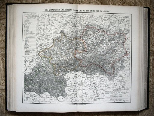 Sohr-Berghaus Hand-Atlas 1883 (100)
33. Midden-Oostenrijk / Central Austria