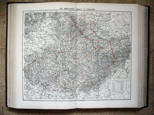 Sohr-Berghaus Hand-Atlas 1883 (100)
35. Die Kronländer Mähren und Schlesien