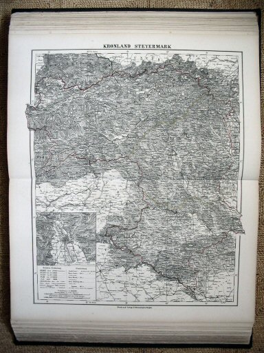 Sohr-Berghaus Hand-Atlas 1883 (100)
37. Stiermarken / Styria