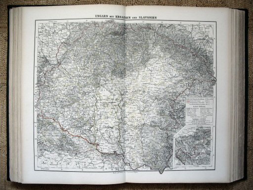 Sohr-Berghaus Hand-Atlas 1883 (100)
39. Ungarn mit Kroatien und Slavonien
