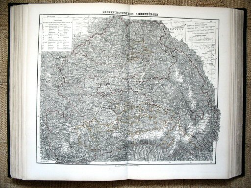 Sohr-Berghaus Hand-Atlas 1883 (100)
40. Grossfürstenthum Siebenbürgen