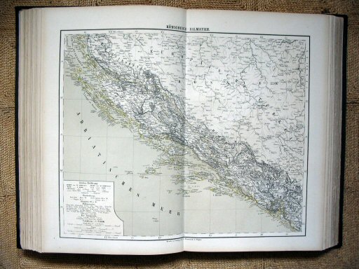 Sohr-Berghaus Hand-Atlas 1883 (100)
42. Königreich Dalmatien