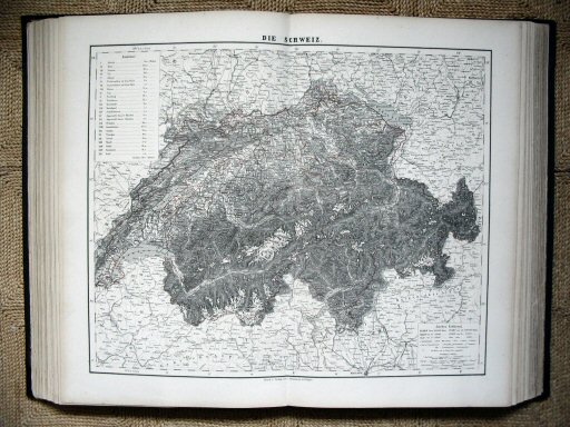 Sohr-Berghaus Hand-Atlas 1883 (100)
43. Zwitserland / Switzerland