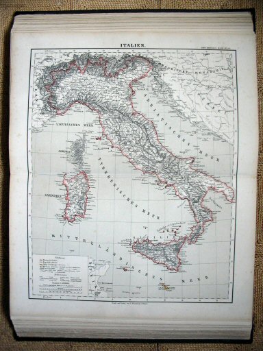 Sohr-Berghaus Hand-Atlas 1883 (100)
44. Italië / Italy